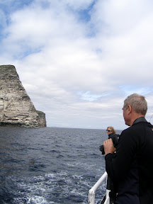 Taking photos of Noss, Shetland