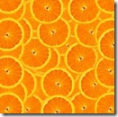 A slices of fresh orange background.