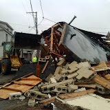 Demolition of the old Coastal Mart Building