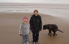 Kids with dog