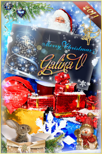 PSD-Sourse - Merry Christmas With Santa PSD-Sourse - Merry Christmas With Santa
