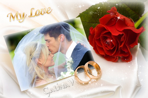Photoframe for St. Valentine's Day - My Love