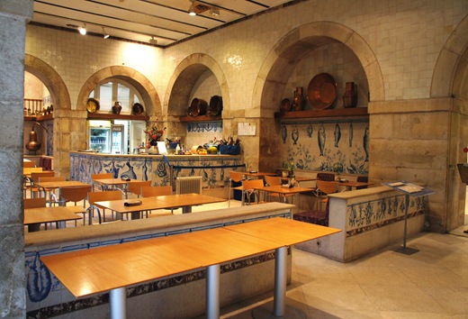 museu do azulejo - sala do restaurante