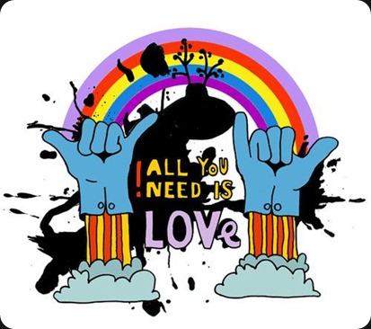 all you need is love estampa