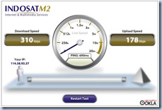 Speed Test IM2 HDPA 2 Januari 1.42