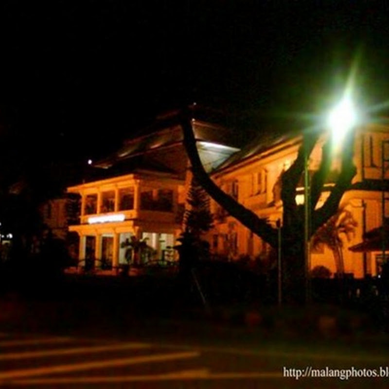 Malang City Major’s Office at Night Photo