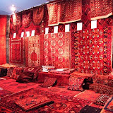 red carepet like a tent