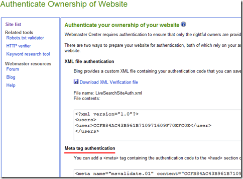 bing webmaster center 3 auth bing webmaster center 3 auth