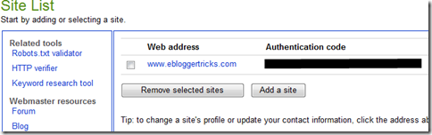 bing webmaster center 4 site list bing webmaster center 4 site list