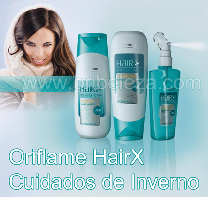 Oriflame HairX Cuidados Inverno Oriflame HairX Cuidados Inverno