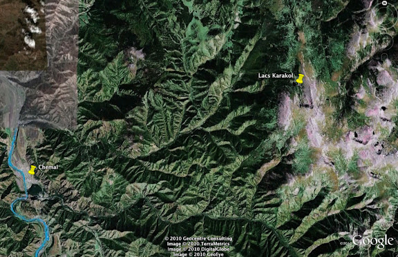 Les lacs de Karakol et la descente vers Chemal et la Katun