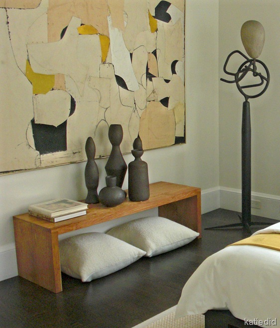 Dowling Kimm Studios Guest Bedroom Art Wall, Modern by Design Showhouse 2009