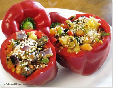Chitra Pal Bell Pepper Cakes