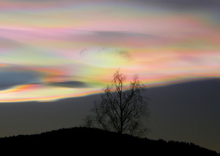 Nube estratosférica polar