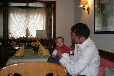 Brincando com papai.