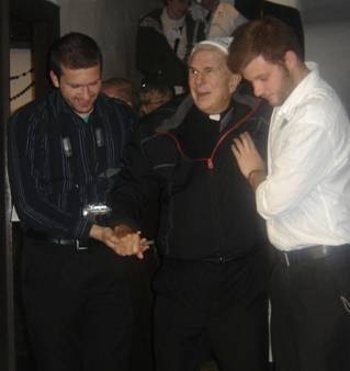 [Dan with Fr. Dymski and Chris.jpg]
