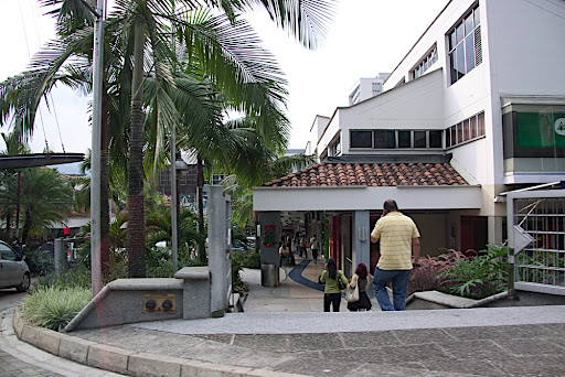 Outdoor mall.