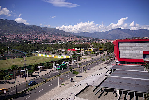 The city is in a valley way up in the mountains. It feels like spring year round.
