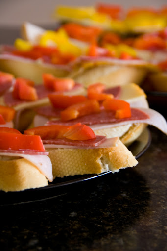 Gabe made the sandwiches.