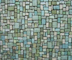 Piscina com mosaico
