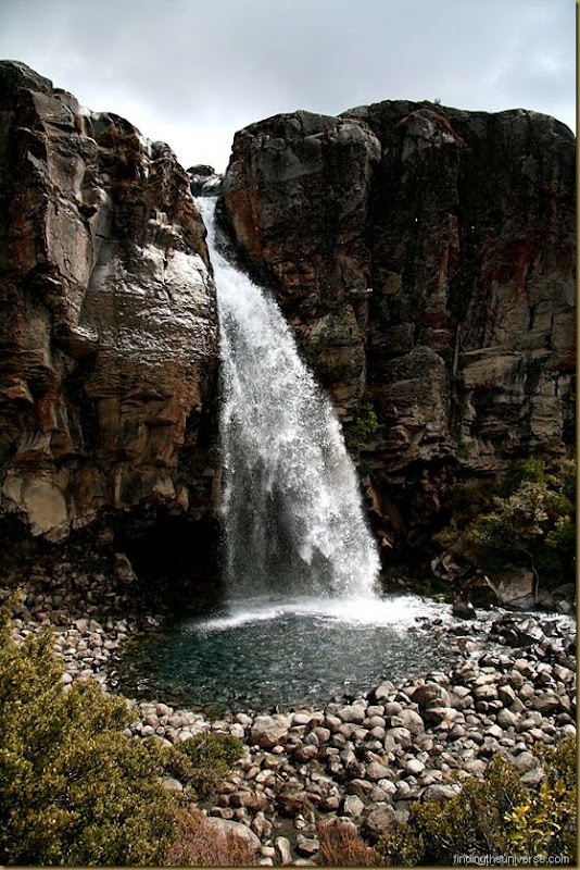 The Taranaki Falls. I couldn't find a hidden cave behind them
