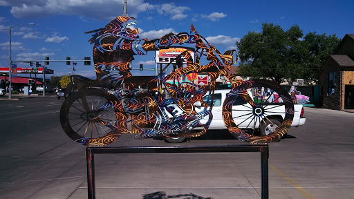 The Biker Sculpture
