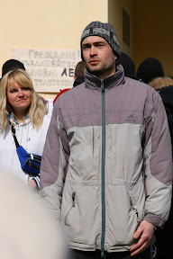 Митинг против вырубки леса (Пятихатки, 28.03.2010)
Ныне - активист ЗФ