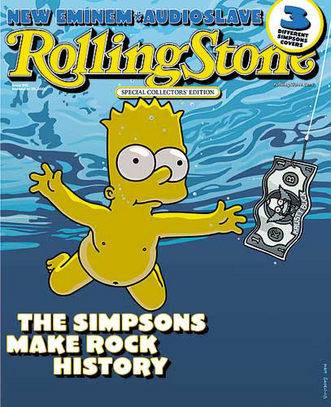 28 de noviembre del 2002. Bart simula el legendario Nevermind de Nirvana.