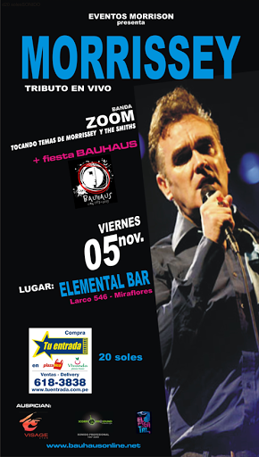 Tributo Morrisey The Smiths Lima 2010