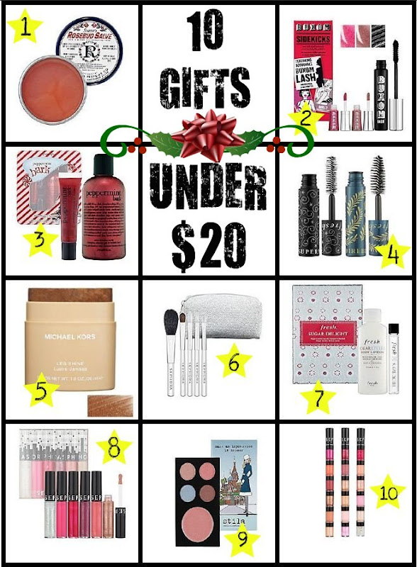 10 Beauty Gifts Under $20