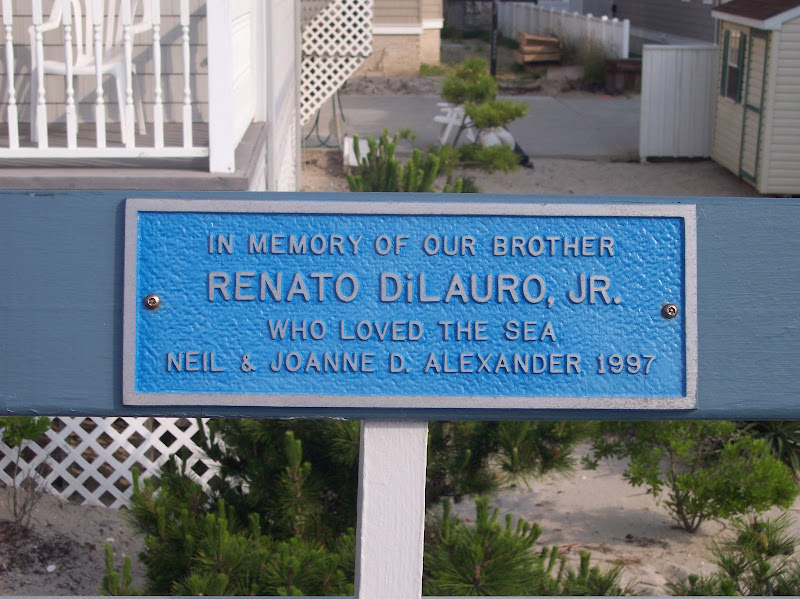 In memory of our brotherRenato DiLauro, Jr.Who loved the seaNeil & Joanne D. Alexander1997