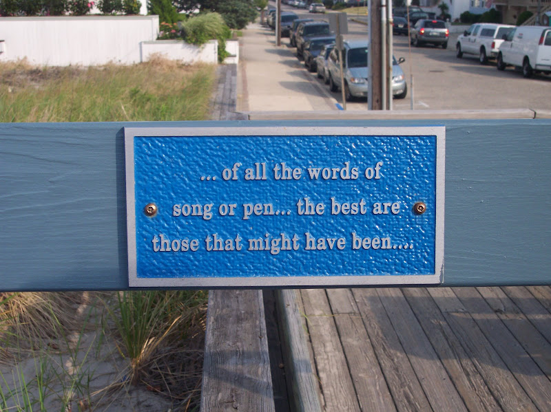 ... in all the word of song or pen... the best are
those that might have been...