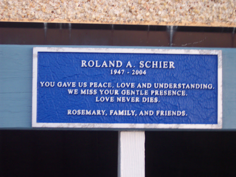 Ronald A. Schier1947 - 2004You gave us peace, love and understanding,we miss your gentle presence.Love never dies.Rosemary, Family, and Friends.