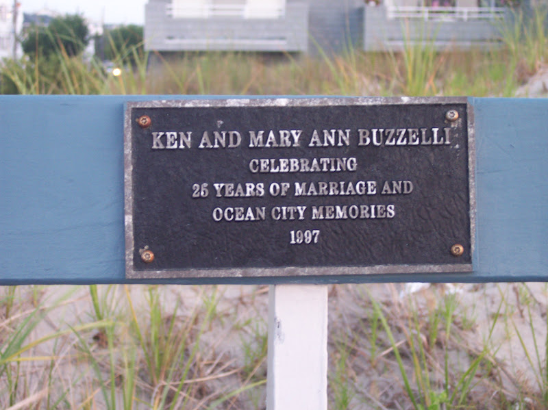 Ken and Mary Ann BuzzelliCelebrating25 years of marriage andOcean City memories1997