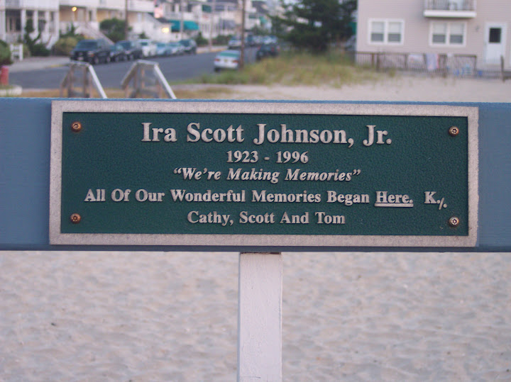 Ira Scott Johnson, Jr.1923 - 1996"We're making memories"All of our wonderful memories began here. K%Cathy, Scott, and Tom