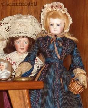 Antique bisque doll Jumeau French Fashion Lanternier Limoges France Lorraine Lady Brittany 1870s 1900s