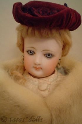 Antique bisque doll poupee French Fashion Francois Gaultier 1860s