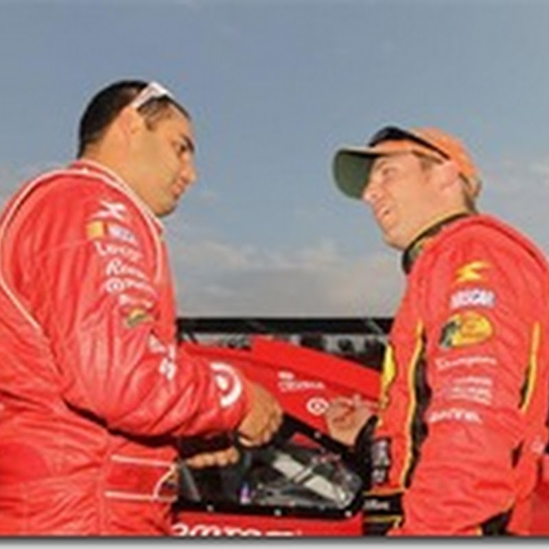 Earnhardt- Ganassi Teammates on Front Row for Auto Club 500