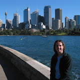 This was taken not too far from the 
Opera House. Sydney has an amazing skyline.