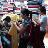 145 Oct 2005 Hanoi, Vietnam Fabric Market HOM.JPG