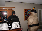Security compliments of The Dark Knight and Mr. Sumo