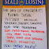 A poster containing the celebration program
