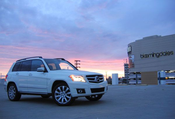 Mercedes-Benz GLK350 at the Beverly Center (aka its natural habitat)
