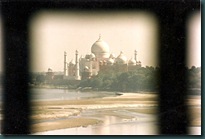 Taj frm Fort Window Taj frm Fort Window