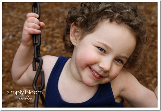 Swinging girl