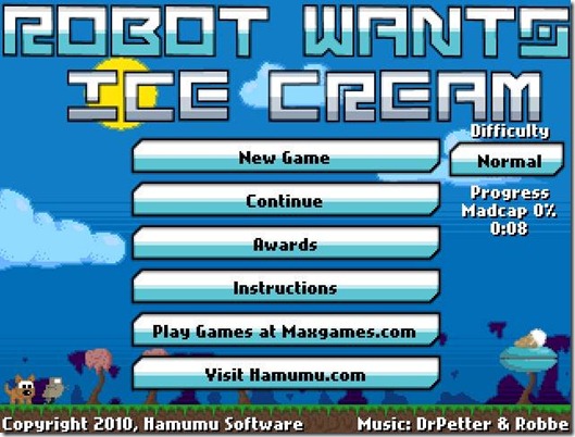Robot wants Ice Cream free web game (1)
