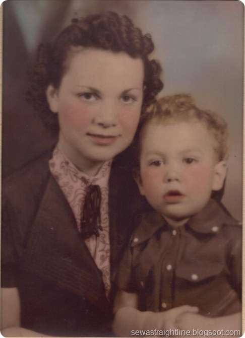 Grandma Helen Jewett and Dean apx 1936-7