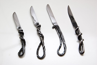couteaux de table brut de forge