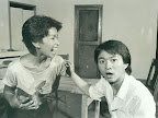 F.O.B. (1983). June Mesina & Dennis Dun. Photo by Bob Hsiang.
