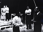 All I Asking for is My Body (1989). Sharon Iwai, David Kim, William Ellis Hammond, Lane Nishikawa & Michael Kenneth Perez. Photo by Cynthia "Kiki" Wallis.